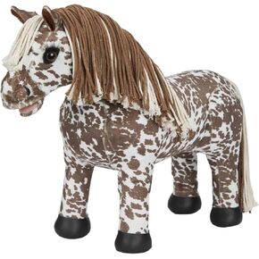 LeMieux Toy Pony Appaloosa Montana - Dual-Coloured Mane & Tail - Super Soft Coat for Brushing & Playing - One Size