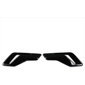 for Ford F-150 2021 2022 2023 2024 F150 Raptor Front Side Fender Vent Air Outlet Bezel Cover Trims Carbon Fiber Pattern