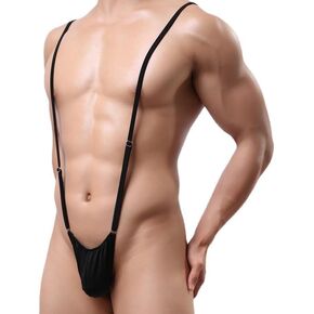 Sexy Underwear for Men Naughty Slutty Adjustable Shoulder Strap Novelty Thong