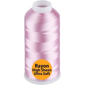 Simthread Rayon Embroidery Thread 5500 Yards, 40wt 100% Rayon Viscose for Commercial and Domestic Machines - Citrus Burst 1137