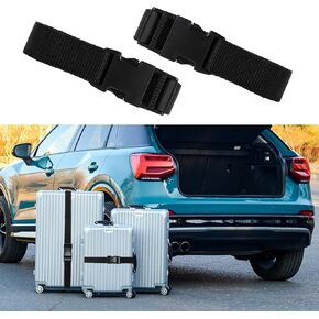 2PCS Battery Tie Down Strap, Battery Box Strap, 39In Trailer Battery Hold Down Strap with Quick-Release Buckle, Auto Battery Adjustable Buckle Strap, Battery Straps Universal for Car (2PCS)