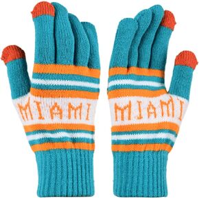 Touchscreen Winter Gloves - Fashion Knit Mittens with Thick Cuffs for Cold Weather Gifts for Men Women Fans