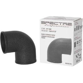 Spectre 86981K Air Intake Tube 90 deg. Elbow 3 in. Dia. Black Air Intake Tube