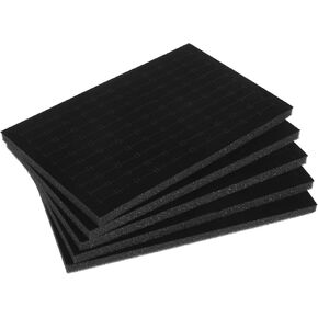 5Pcs Black Foam Jewelry Inserts Earring Box Sponge Pad Foam Holder Organizer Jewelry Organizer Trays for Jewelry Travel Ring Inserts Jewelry Display Retail Showcase Box
