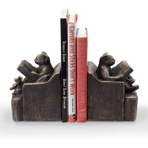 SPI Reading Friends Cat & Mouse Bookends Pair