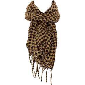 Houndstooth Scarf - Cashmere Feel Scarf Women Men - Scarves for Women Lightweight - Soft Plaid Scarf