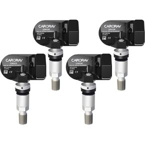 TPMS Sensor,Tire Pressure Sensor fit for Chrysler| Jeep| Dodge| Fiat, 433MHZ OE Replaces# 68313387AB 68193586AC 68252493AB,4-Pack