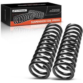 A-Premium 2Pcs Front Suspension Coil Spring Set Compatible with Chevrolet Chevelle 1969-1972, El Camino 1969-1970 & Oldsmobile Cutlass, Cutlass Supreme, F85 1968-1972 & Pontiac GTO, LeMans, Tempes