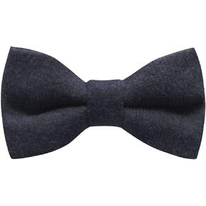 King & Priory Luxury Navy Blue Donegal Tweed Bow Tie, Tweed