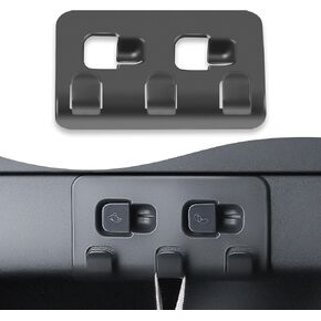1 PC Car Trunk Hook, 5-Seat Side Button Hanging Storage Glove Box Hook, Grocery Bag Backpack Umbrella Interior Modification Accessory, Compatible with Tesla Model Y 2021-2023 (Black)