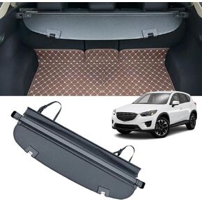Retractable Cargo Cover for Mazda CX-5 2017~2024, Trunk Cargo Cover Luggage Security Shade Cover for 2022 2023 2024 Mazda CX-5 Shielding Shade Anti-Peeping Luggage Privacy Screen, Carbon Fiber