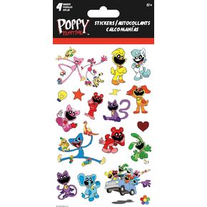 Poppy Play Time: Chapter 3 - Playtime Friends Standard Stickers - 4 Sheet