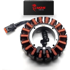 MZS Motorcycle Electric Stator Coil 30017-07 Compatible With 2007 Dyna Softail Models