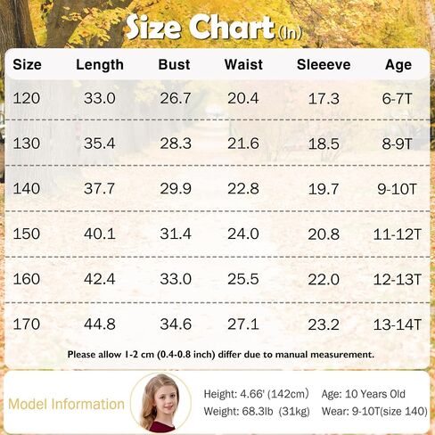 Girls Long Sleeve Dress A Line Fall Winter Dresses Ruffle Hem Kids Casual Holiday Christmas Dress in Saudi Arabia
