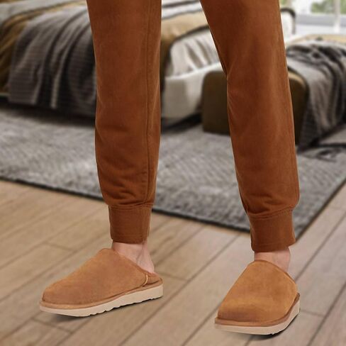 Clogs for Men Slippers Slip on Shoes Men Winter Suede House Fuzzy Warm Slippers Clog Sandals Men's Mules & Clogs Antislip Clogs in Saudi Arabia