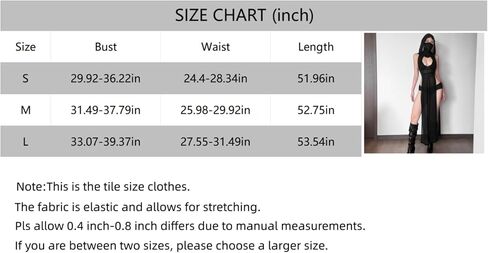 Sleeveless Gothic Hooded Maxi Dress Side Split Y2K Punk Sexy Fringe Bodycon Dresses for Women Club Night Out in Saudi Arabia