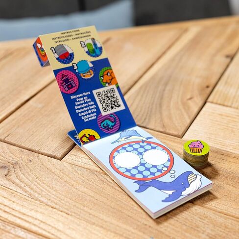 Melissa & Doug Sticker Wow!™ Mini Activity Pad and 200+ Refill Stickers for Sticker Stamper Arts and Crafts Fidget Toy Collectibles – Assorted Surprise Stickers in Saudi Arabia