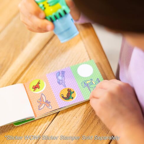 Melissa & Doug Sticker Wow!™ Mini Activity Pad and 200+ Refill Stickers for Sticker Stamper Arts and Crafts Fidget Toy Collectibles – Assorted Surprise Stickers in Saudi Arabia