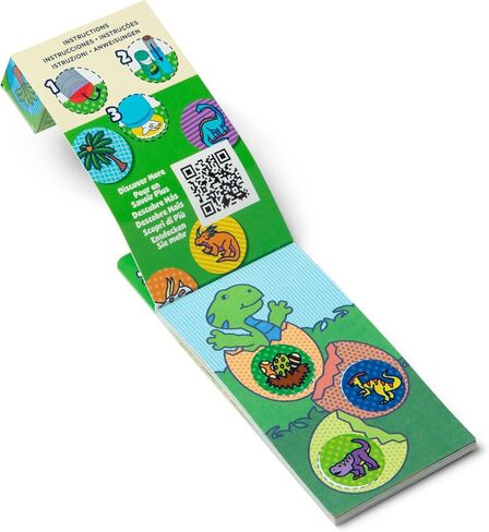 Melissa & Doug Sticker Wow!™ Mini Activity Pad and 200+ Refill Stickers for Sticker Stamper Arts and Crafts Fidget Toy Collectibles – Assorted Surprise Stickers in Saudi Arabia