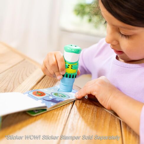 Melissa & Doug Sticker Wow!™ Mini Activity Pad and 200+ Refill Stickers for Sticker Stamper Arts and Crafts Fidget Toy Collectibles – Assorted Surprise Stickers in Saudi Arabia
