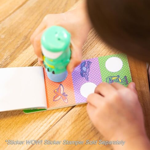 Melissa & Doug Sticker Wow!™ Mini Activity Pad and 200+ Refill Stickers for Sticker Stamper Arts and Crafts Fidget Toy Collectibles – Assorted Surprise Stickers in Saudi Arabia