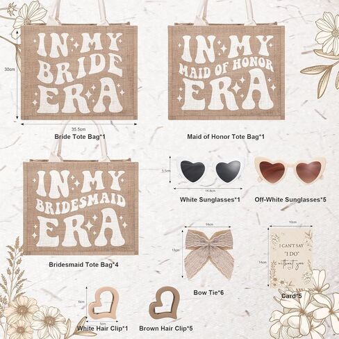 Bridesmaid Gifts,29 Pcs Bridesmaid Proposal Gifts,Bachelorette Party Gifts, Bridesmaids Tote Bags Gift Bulk in Saudi Arabia