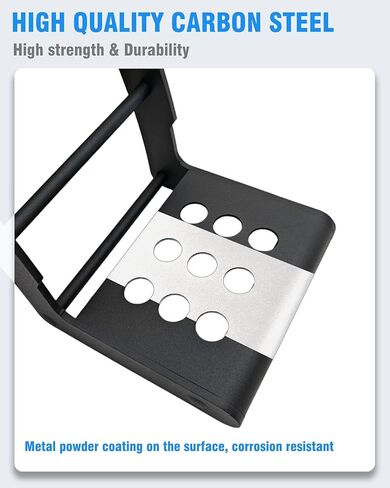 سلم عجلة احتياطي محمول عالمي غير قابل للانزلاق مناسب للشاحنة وسيارات الدفع الرباعي والبيك أب مع مشدود حبل مناسب لعجلة مقاس 24 بوصة - 35 بوصة in Kuwait