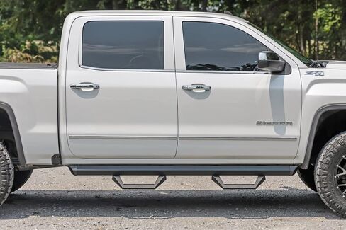 خطوات ألومنيوم قابلة للتعديل SRX2 من Rough Country لسيارة 07-18 Chevy/GMC 1500-11009A in Saudi Arabia