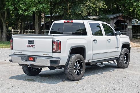 خطوات ألومنيوم قابلة للتعديل SRX2 من Rough Country لسيارة 07-18 Chevy/GMC 1500-11009A in Saudi Arabia