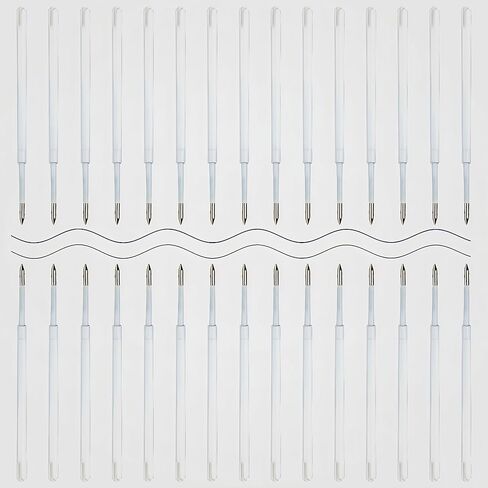 عبوة إعادة تعبئة قلم Big Fat 20 قطعة 𝐁𝐥𝐮𝐞 عبوات حبر جاف - كتابة سلسة، 1 مم، متوافقة مع قلم Big Fat in Kuwait