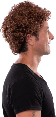 شعر مستعار قصير مجعد بني أفريقي بادي، شعر مستعار ستيب براذرز، شعر مستعار زي داستن بيدرو in Kuwait