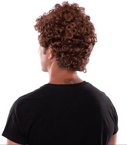 شعر مستعار قصير مجعد بني أفريقي بادي، شعر مستعار ستيب براذرز، شعر مستعار زي داستن بيدرو in Kuwait