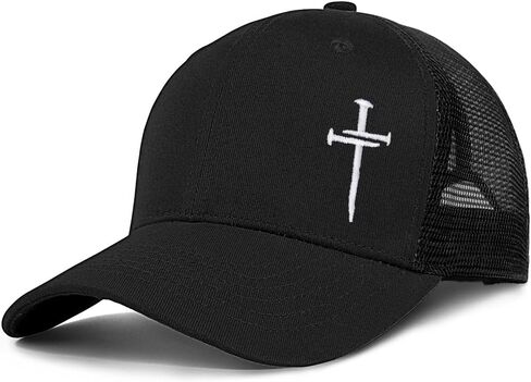 Christian Jesus Cross Hat - Faith Hats for Men Women - Religious Gifts for Thanksgiving Christmas in Kuwait