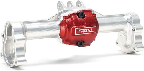 TREAL Aluminum 7075 Rear Axle Housing w Rear Hubs One Piece CNC Machined Upgrades for 1/18 Redcat Ascent 18 Crawler(Black) in Saudi Arabia