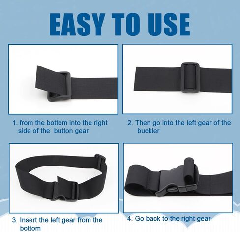 2PCS Battery Tie Down Strap, Battery Box Strap, 39In Trailer Battery Hold Down Strap with Quick-Release Buckle, Auto Battery Adjustable Buckle Strap, Battery Straps Universal for Car (2PCS) in Kuwait