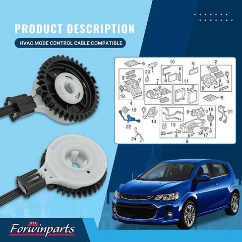 HVAC Mode Control Cable Compatible for 2012-2020 Chevy Sonic 2015-2022 Chevy Trax 95476706 926-825 926825 in Kuwait