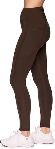 RBX Activewear Women's Workout Legging, Full Length Legging for Women Ruched Waist Squat Proof Yoga Tights with Pockets in Kuwait