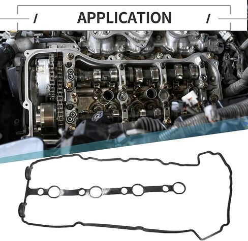 حشية غطاء صمام Motoforti، حشية ختم صمام رأس الأسطوانة، لسوزوكي SX4 RW420 GYA51S 2.0L 4 Cyl، MP، J20B، 16V، VVT، DOHC، مطاط، رقم 1118978K00، أسود in Saudi Arabia