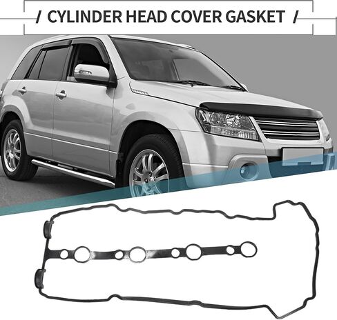 حشية غطاء صمام Motoforti، حشية ختم صمام رأس الأسطوانة، لسوزوكي SX4 RW420 GYA51S 2.0L 4 Cyl، MP، J20B، 16V، VVT، DOHC، مطاط، رقم 1118978K00، أسود in Saudi Arabia