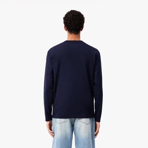 Lacoste Men's Long Sleeved Cotton Jersey T-Shirt in Saudi Arabia