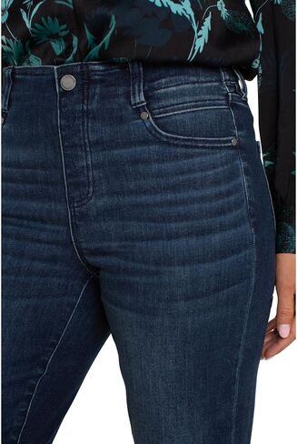 Liverpool Women's Petite Gia Glider Pull on Slim Mid Rise Stretch Denim in Saudi Arabia