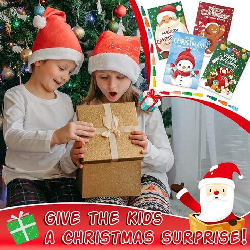 Zhanmai 60 Pack Christmas Coloring Books Bulk with 60 PCS Colored Crayon Mini Coloring Book Xmas Coloring Books Holiday Coloring Gifts Books for Girls Boys Holiday Xmas Present 10 Style(Christmas) in Saudi Arabia