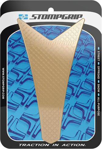 STOMPGRIP | Motorcycle Center Tank Pad Protector | Universal Fit | Chevron | Waffle Clear in Kuwait
