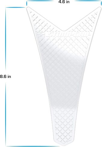 STOMPGRIP | Motorcycle Center Tank Pad Protector | Universal Fit | Chevron | Waffle Clear in Kuwait