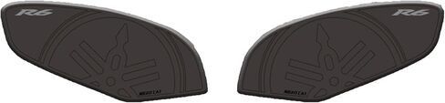 NIGHT CAT Motorcycle Tank Pad,Compatible with YZF-R6 2008-2016,Fuel Tank Sticker Fishbone Sticker Anti-Skid Sticker Fuel Tank Protection Sticker,Tank Side Traction pad（Tank Side Traction pad） in Saudi Arabia