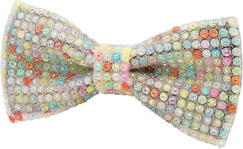 Rhinestone Bow Ties for Men, Men’s Sequin Bow Ties Pre-tied Glitter Bow Ties with Adjustable Strap for Party Wedding in Saudi Arabia