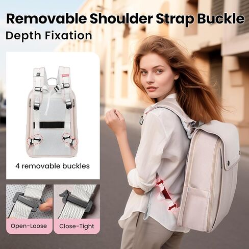 Smart Business Laptop Backpack Led Reflective Travel Backpack Three-Speed Adjustment Expandable Carry-On Laptop Bag for Cycling Work and Daily Use,for Men Women,Black in Saudi Arabia