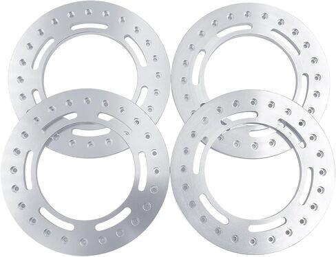 4PCS Aluminum Alloy 2.9" Beadlock Wheel Rim Replacement Rings for SCX6(AXI05000) RC Crawler Car Upgrade Metal Wheel Ring Parts (Blue) in Saudi Arabia