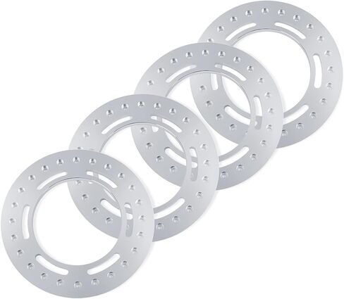 4PCS Aluminum Alloy 2.9" Beadlock Wheel Rim Replacement Rings for SCX6(AXI05000) RC Crawler Car Upgrade Metal Wheel Ring Parts (Blue) in Saudi Arabia
