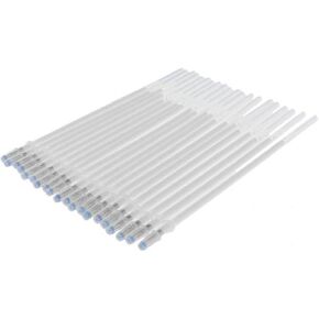 20 Pcs Silver Gel Pen Refills, Glitter and Metallic Gel Pen Refills, 0.7mm Gel Ink Pen Replacement Coloring Pens Art Marker for Crafting Drawing Ink Pen Refills
